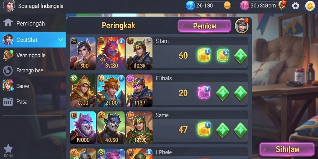 Tampilan antarmuka yang sederhana dan menarik.
