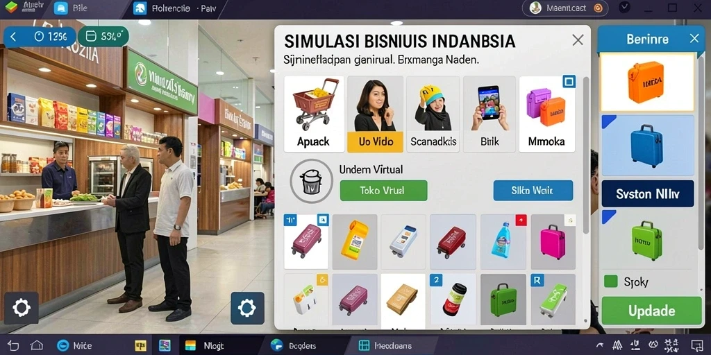 Tampilan antarmuka yang modern dan menarik.