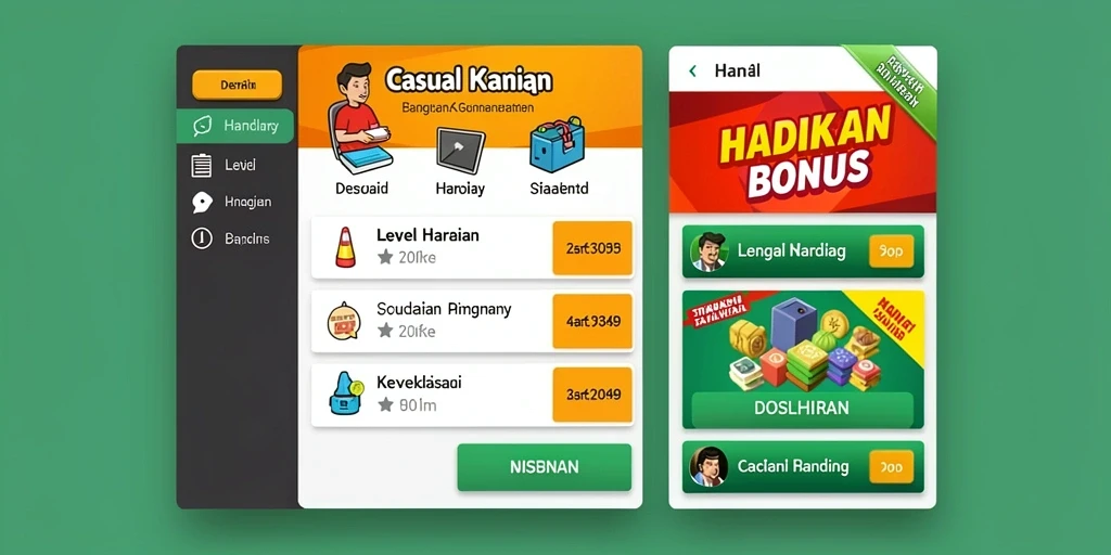 Tampilan antarmuka yang menarik dan user-friendly.