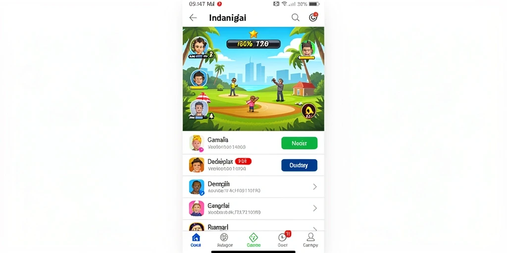 Tampilan menarik dengan grafik yang jelas.