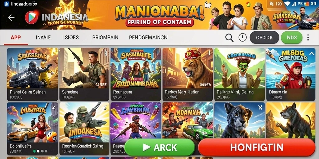 Tampilan antarmuka yang modern dan user-friendly.