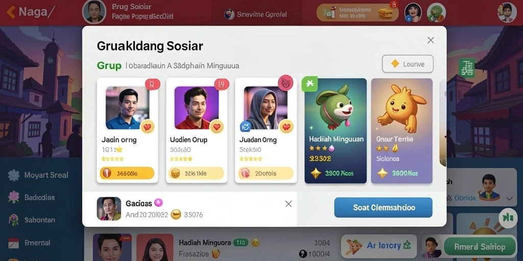 Tampilan antarmuka yang menarik dan mudah digunakan.