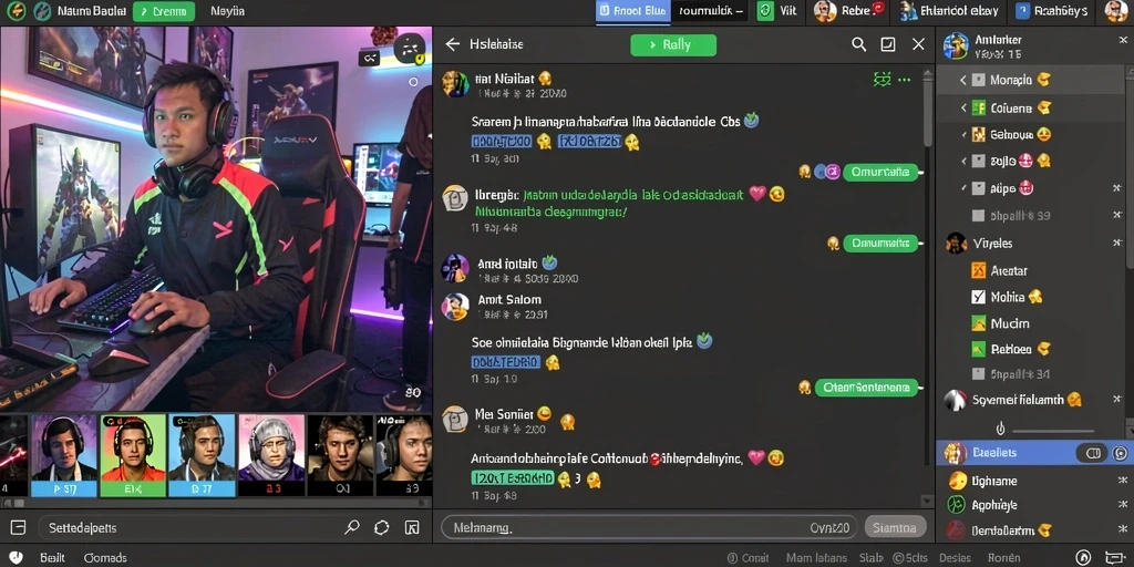 Screenshot menunjukkan antarmuka pengguna yang menarik.