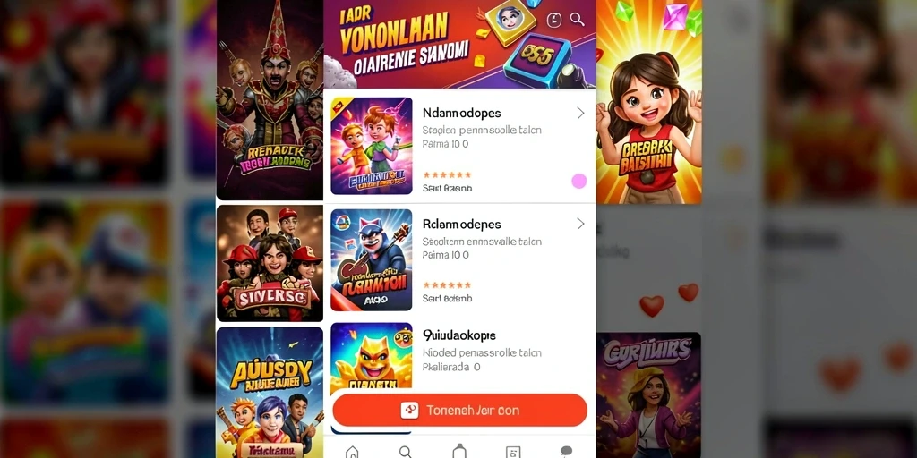 Tampilan antarmuka aplikasi yang user-friendly.