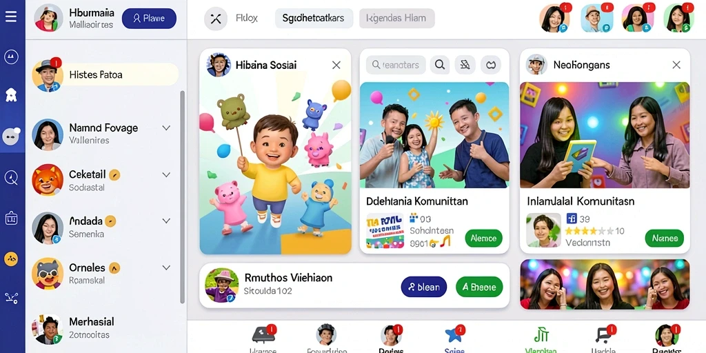 Tampilan antarmuka aplikasi yang modern dan ramah pengguna.