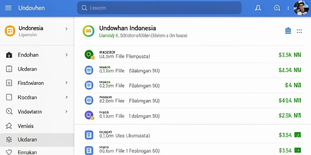 Tampilan antarmuka yang modern dan user-friendly.