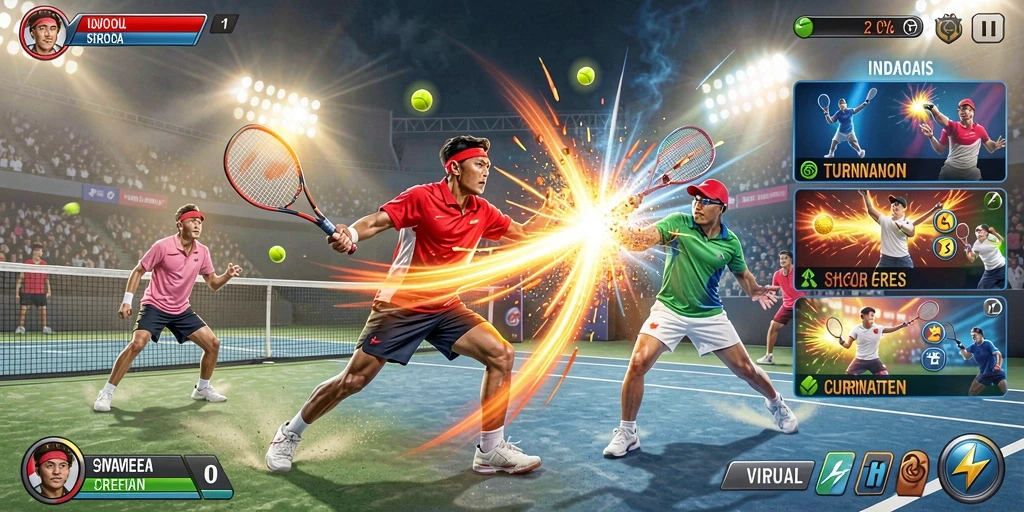 Tampilan awal game yang menarik dan intuitif.